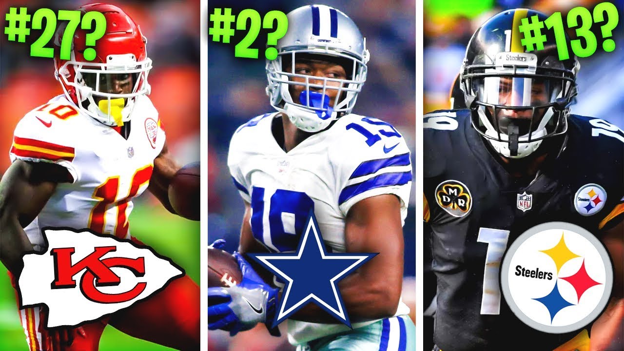 Ranking all 32 NFL Teams' Best Wide Receiver for 2019 from WORST to