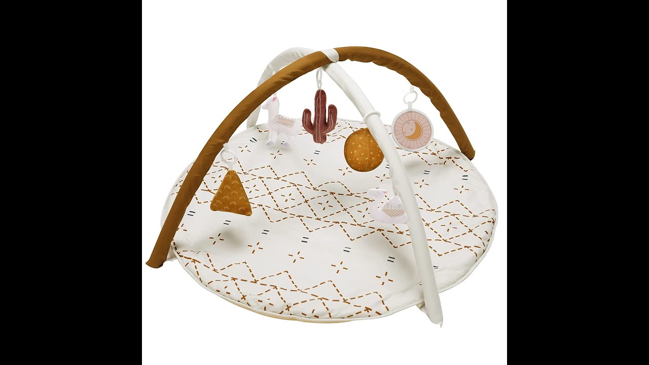 Washable Baby Gym Activity Center with Play Mat, Rainbow Early