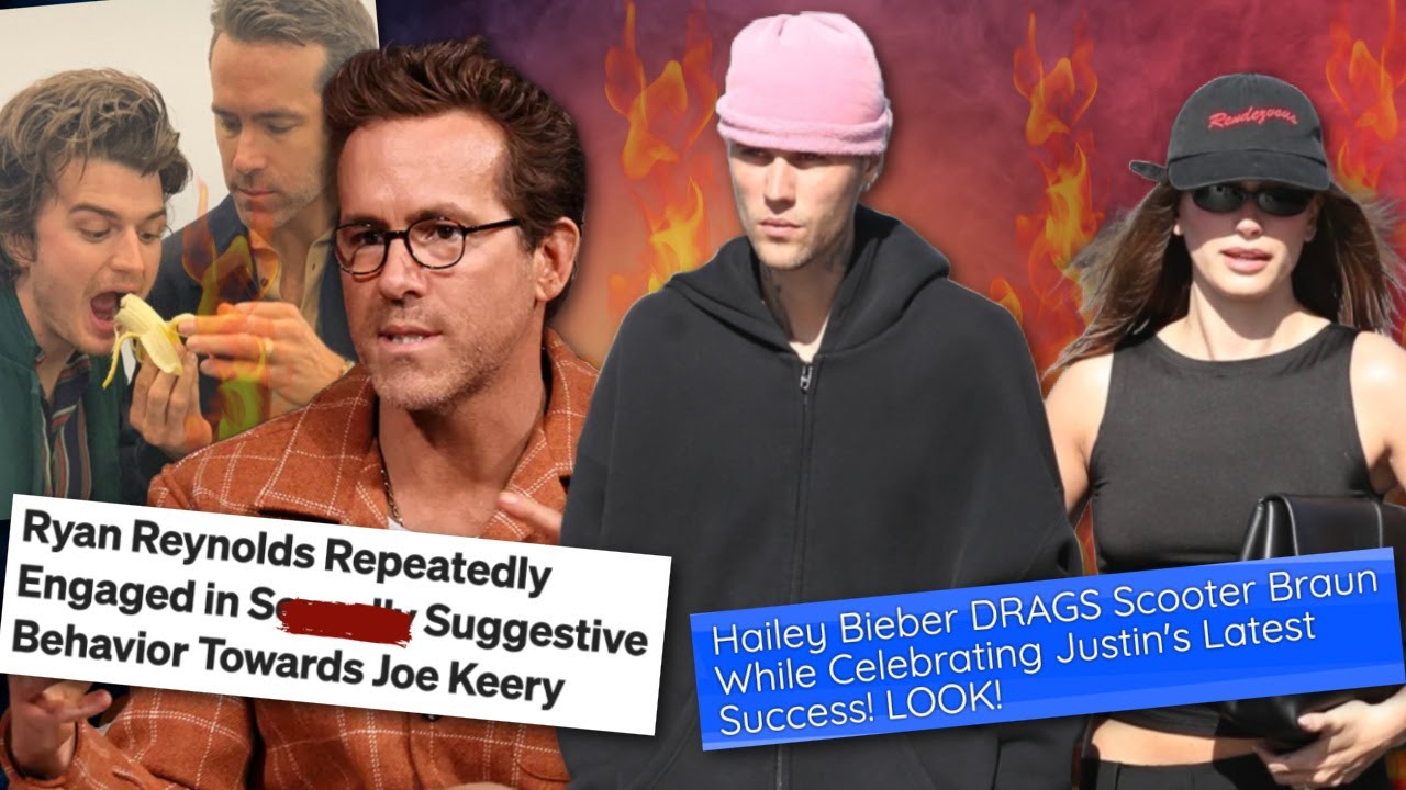 Ryan Reynold's CREEPY OBSESSION w/ Joe Keery EXPOSED & Hailey Bieber CALLS OUT Justin's Former Team