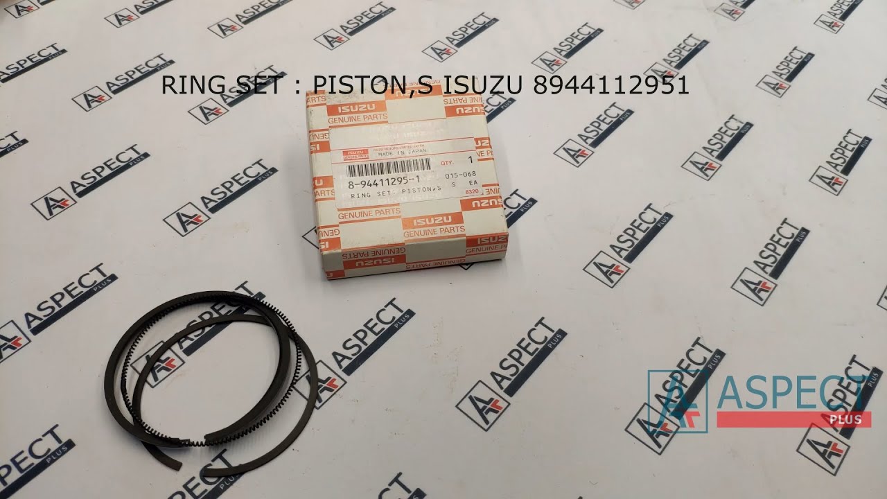 Поршневые кольца Isuzu 8944112951 RING SET : PISTON,S