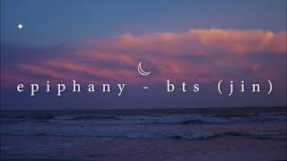 "epiphany" - bts (jin) but you're taking an evening walk along the beach // full version