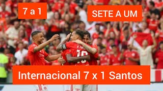 Internacional 7 X 1 Santos Narração Pedro Ernesto / Rádio Gaúcha - Campeonato Brasileiro 2023