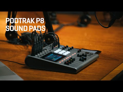 The Zoom PodTrak P8 : Sound Pads