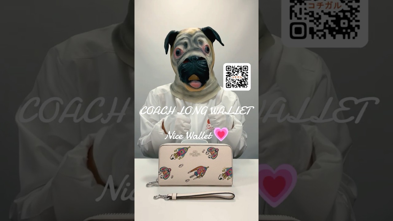 COACH】コーチ 長財布 ロケット ぺブルレザー ラメ キラキラ リスト 