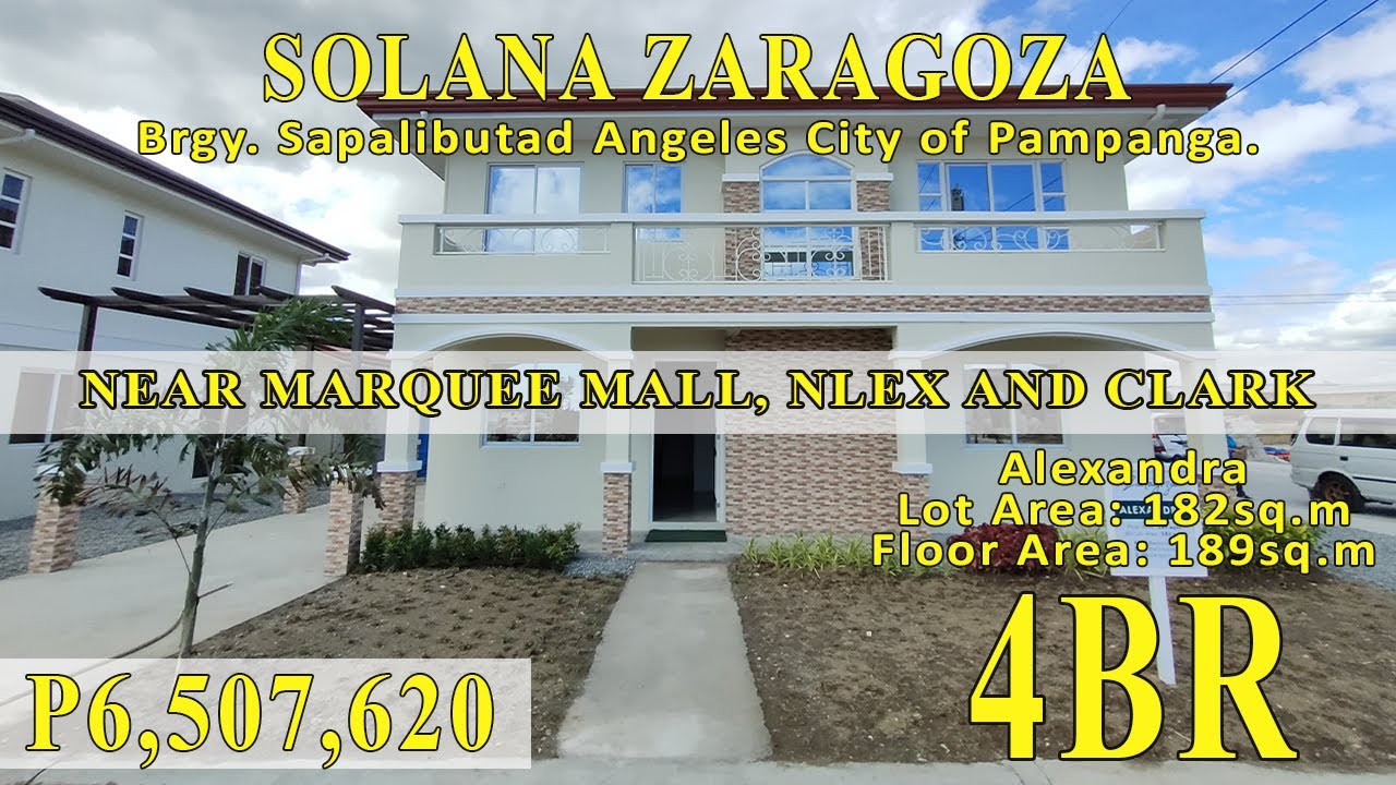 Solana Zaragoza Alexandra House and Lot for Sale Pampanga