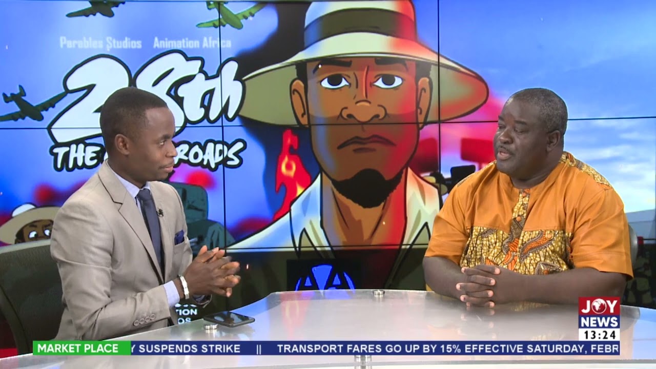 Still from The Crossroads: Animators to premier film on Ghana's political history on February 28 (22-2-22)