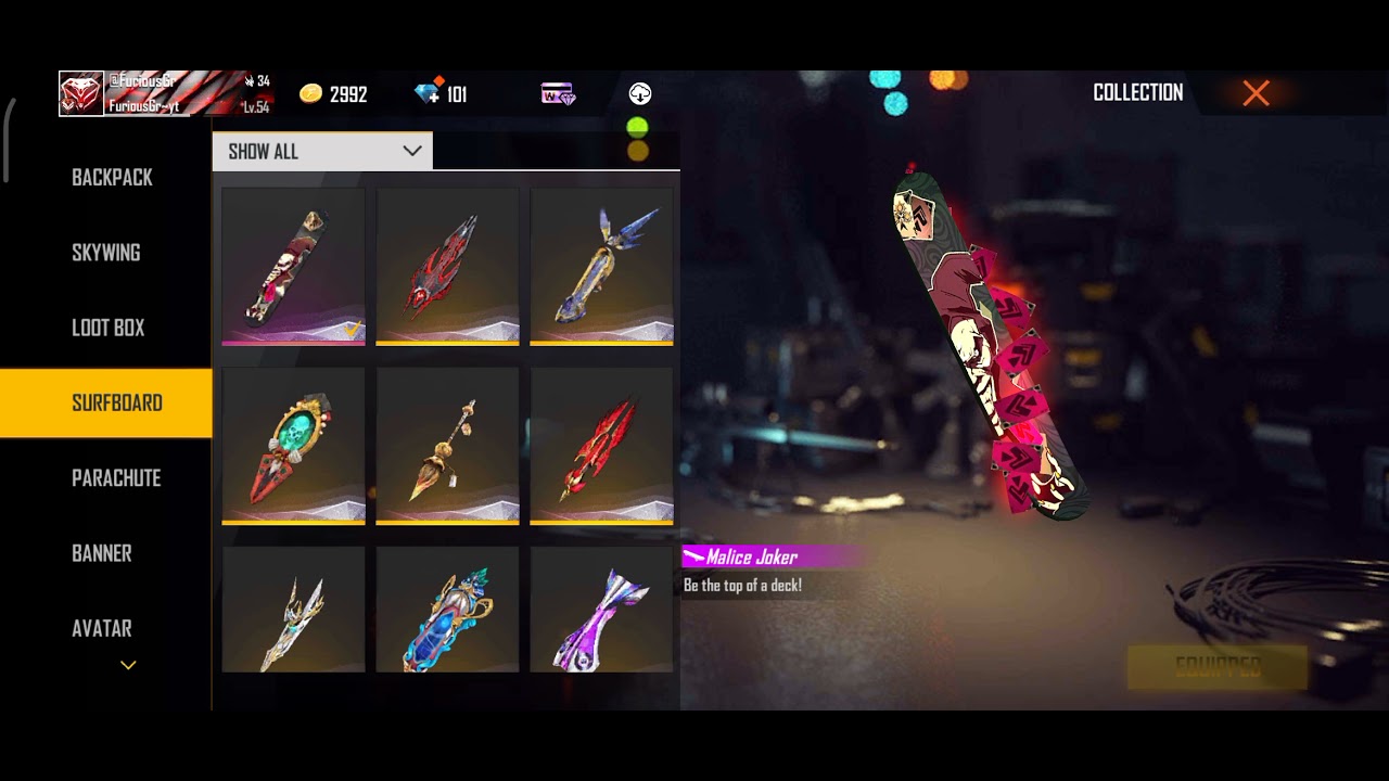 3Booyah free surfboard (light surfer)