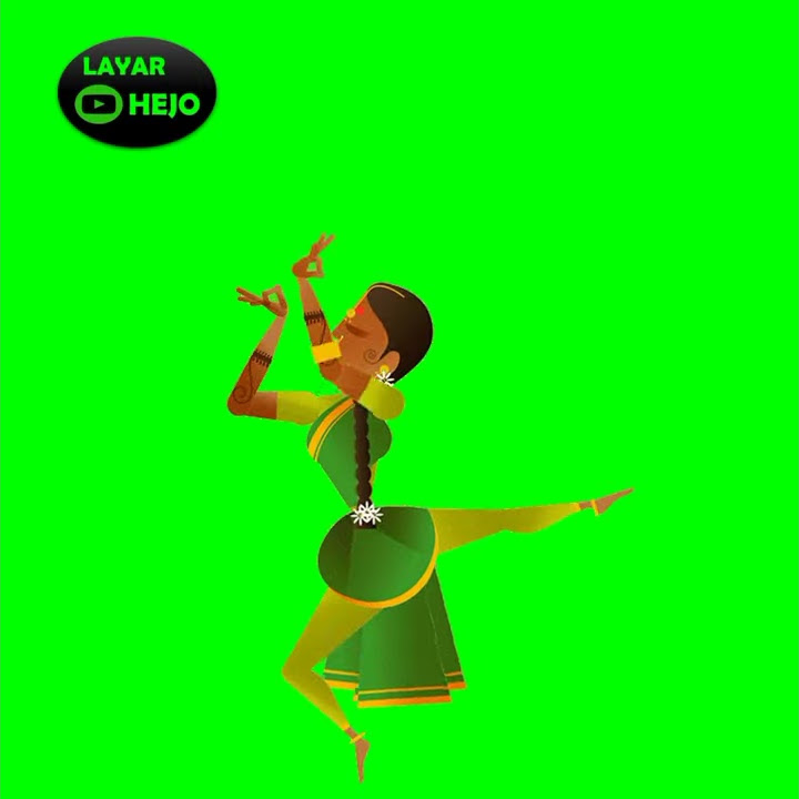 Green Screen indian dance Tari India 0354