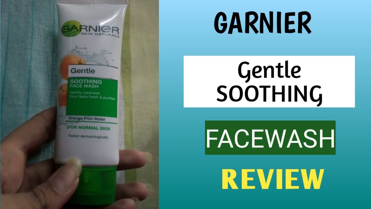Garnier Gentle soothing face wash review YouTube