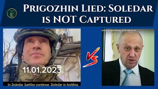 Soledar on January 11, 2023: Prigozhin Lied: Soledar is NOT Captured