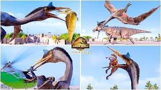 Quetzalcoatlus All Perfect Animations 🦖 Jurassic World Evolution 2 Dominion Dinosaur DLC Pack screenshot 4