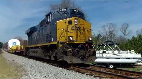 CSX Train W999 With CSX Locomotive 3209 At Chapin SC On The CSX CN&L Subdivision.