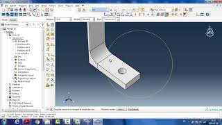 T stub connection modeling using Abaqus: 1-Geometry