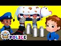 Chuchu tv police saving milk  narrative story  fun cartoons for kids