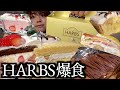 【大食い】ケーキ専門店HARBSの高級ケーキをお腹いっぱいまで食べたら幸せ過ぎました【モッパン】