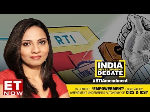 Is the RTI Amendment a move to incarcerate RTI's functions? | India Development Debate