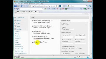 How to Configure a Contact Form in WordPress? (28) Wordpress Video Tutorials