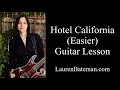 Hotel California Guitar Lesson - Easy Tutorial