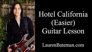 Hotel California Guitar Lesson - Easy Tutorial