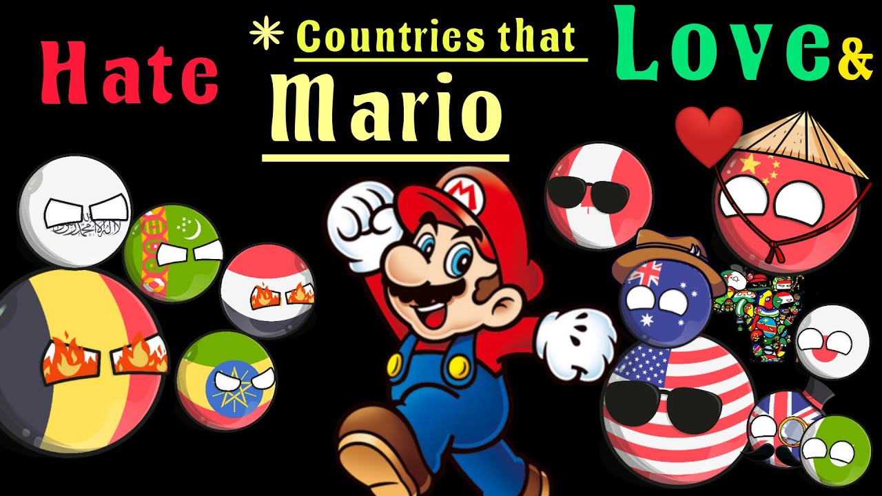 Countries that love and hate Mario