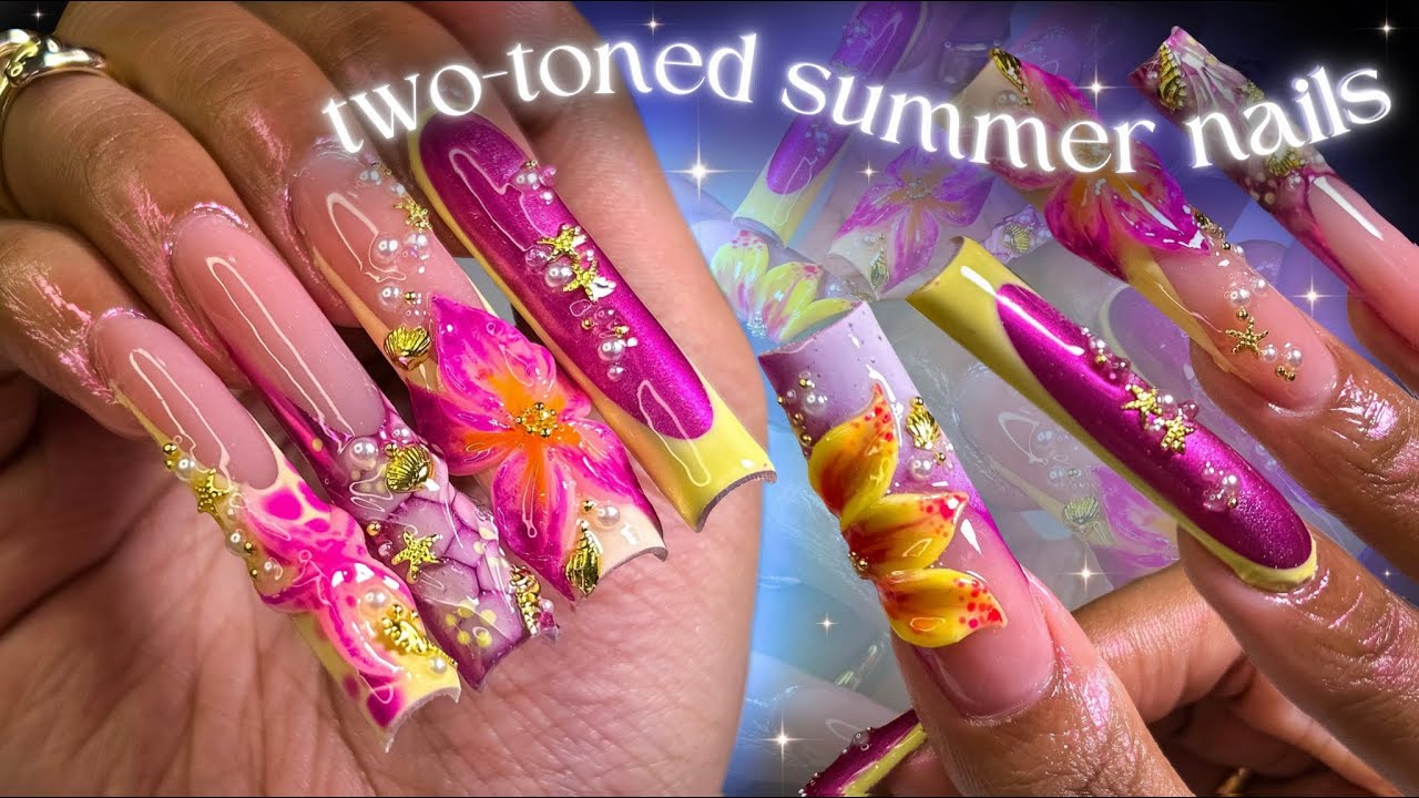 𝘛𝘸𝘰-𝘛𝘰𝘯𝘦𝘥 𝘚𝘶𝘮𝘮𝘦𝘳 𝘕𝘢𝘪𝘭𝘴!🌺🌼✨ | 𝘥𝘰 𝘴𝘰𝘮𝘦 𝘹𝘹𝘭 𝘯𝘢𝘪𝘭𝘴 𝘸𝘪𝘵𝘩 𝘮𝘦~🤭🌱