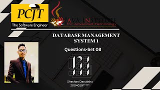 DBMS | Question Set 08 | Java Institute | Sheshan Danuksha
