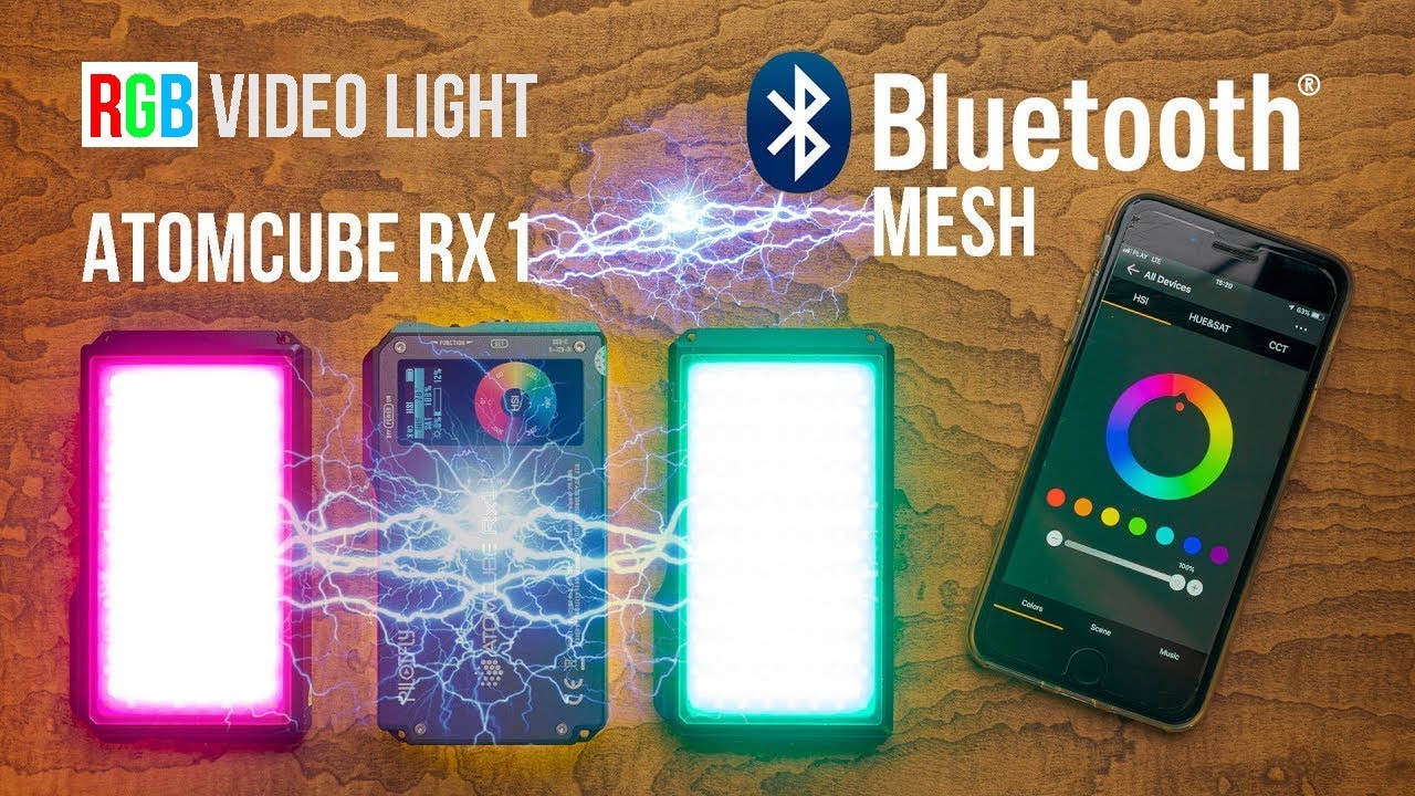 Bluetooth MESH video light - Atomcube RX1 !! - APUTURE MC alternative ?