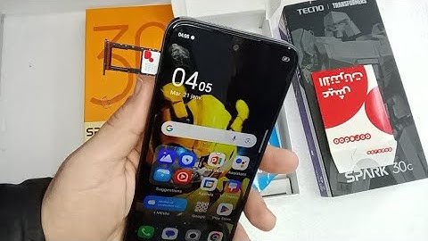 How to put a SIM card on Tecno Spark 30c