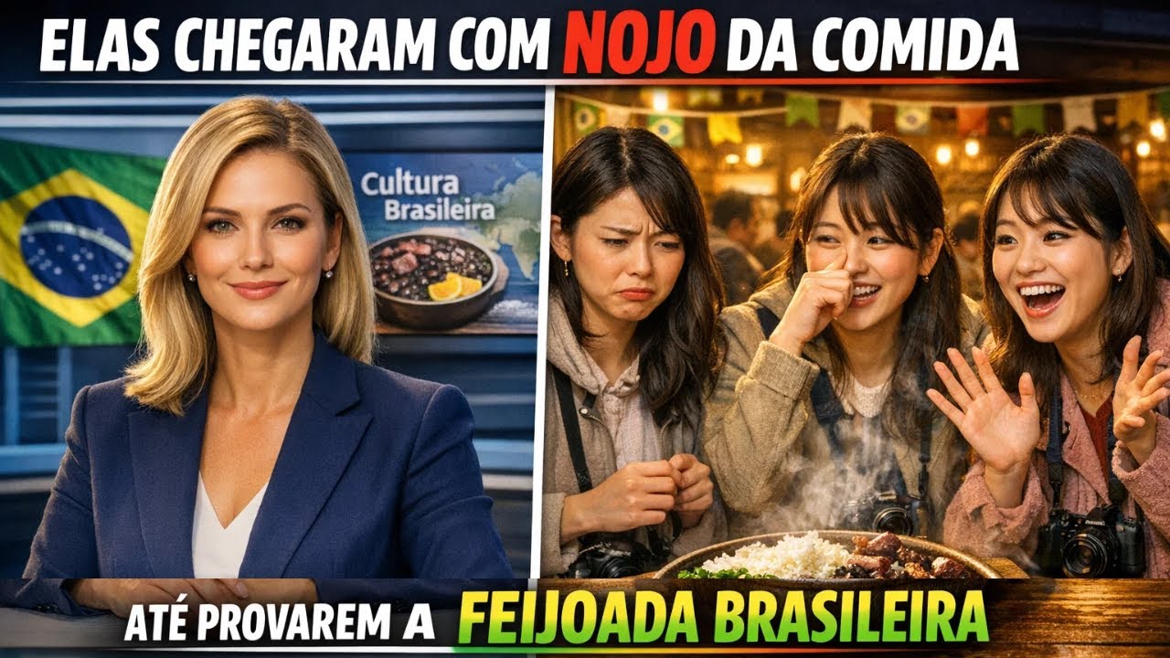 3 mulheres japonesas chegaram ao Brasil com nojo da comida… até provarem a feijoada brasileira