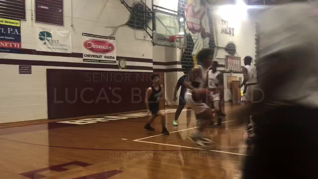 Lucas Blanchard Senior night highlights YouTube