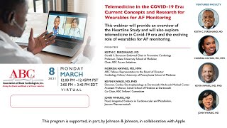 Telemedicine in the COVID-19 Era: Current Concepts and Research for Wearables for AF Monitoring