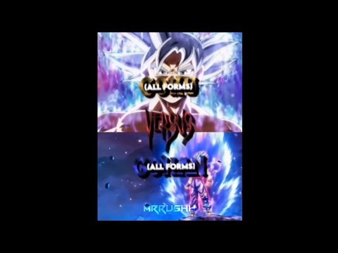 Goku Vs Gohan All Forms Edits Vs Video 