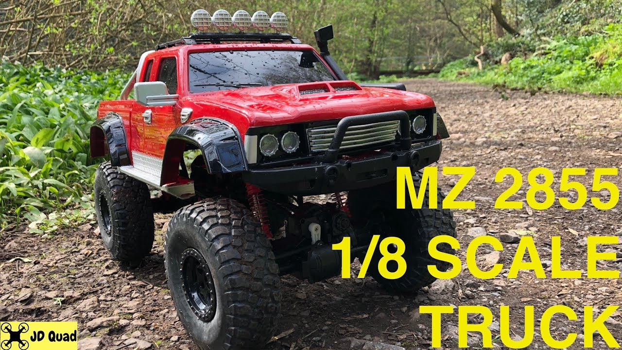 The MZ2855 a 1:8 Scale Monster Truck Disaster Video