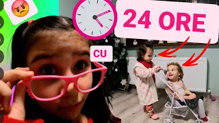 ⏰24 ORE sunt BONĂ cu 2 BEBELUȘI👶🛒 Mamele ne-au lăsat singure acasă Video copii