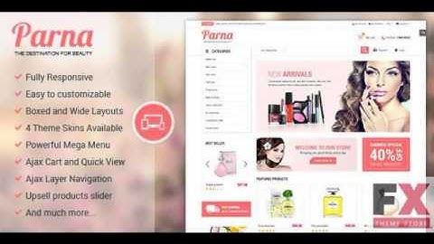 Preview Parna - Responsive Multi-purpose Magento Theme TFx