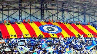OM / Toulouse FC : L’ENTRÉE DES JOUEURS ET LE TIFO DES WINNERS 