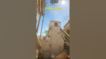 Window Smoke From Ramp Mirage #shorts #cs2