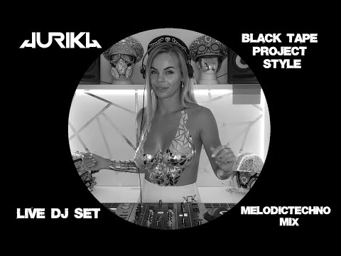 Aurika Live DJ Stream MelodicTechno Mix Black Tape Project Style 