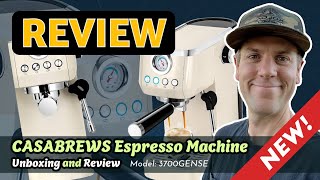 ☕ CASABREWS Espresso Machine Unboxing & Review (Model: 3700GENSE) | Is it Worth the Hype?