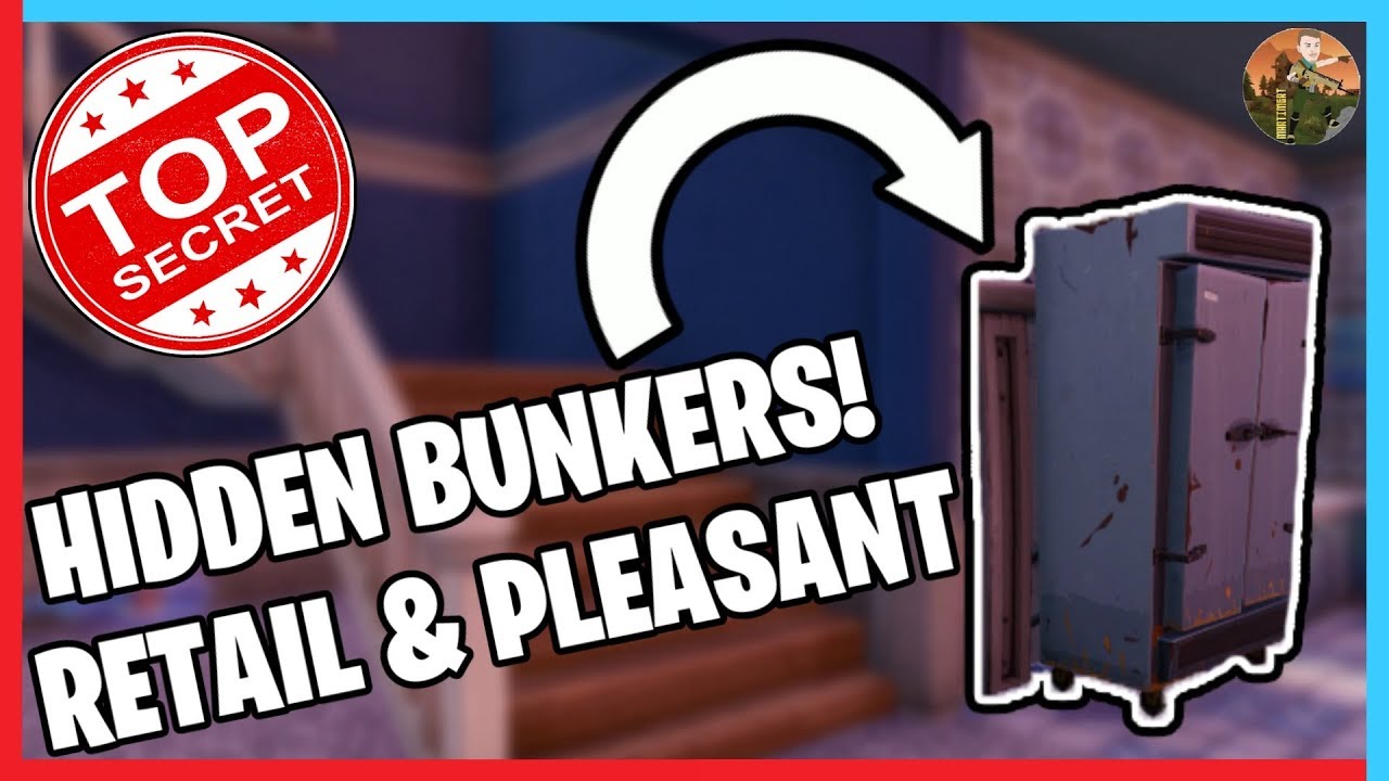 *NEW* 3 Hidden Bunker Locations! Pleasant Park & Retail Row