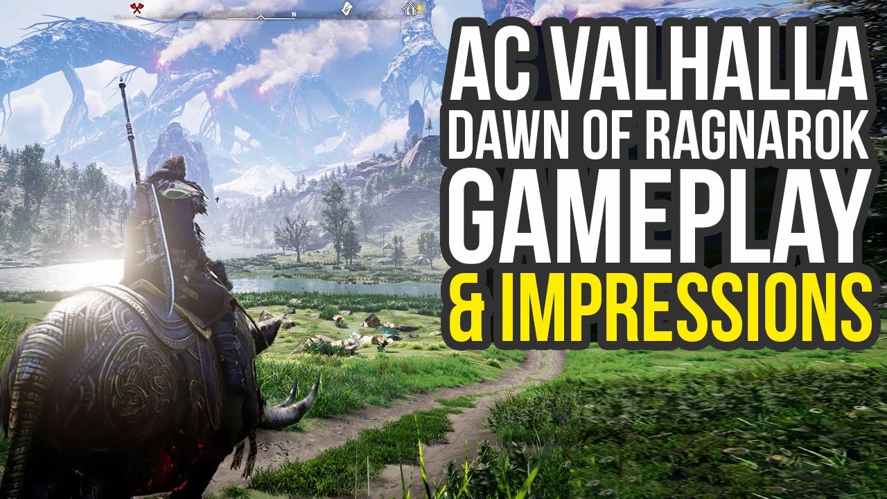 ASSASSIN'S CREED VALHALLA DLC DAWN OF RAGNAROK - AS PRIMEIRAS HORAS - LIVE  GAMEPLAY VOXEL 