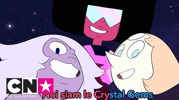 "Noi siam le Crystal Gems" sigla con testo | Steven Universe | Cartoon Network Italia