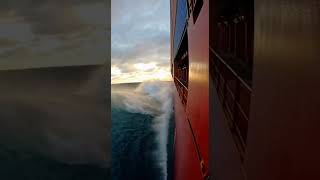 Container Ship in Rogue Swell Corridor