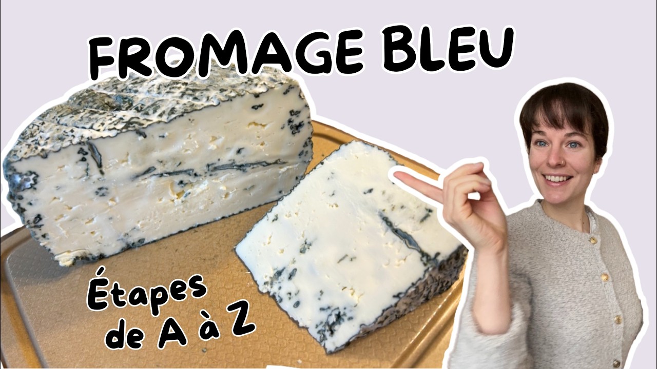 Comment faire du FROMAGE BLEU avec du lait d'épicerie ?