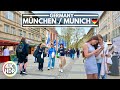 Gorgeous city of munich in germany rainy april day walk in 2024  4kr