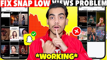Fix Snapchat Spotlight Low Views Problem | How To Increase Snapchat Spotlight Views 2025