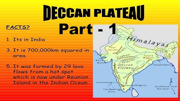 Central plateau of India (Deccan plateau)