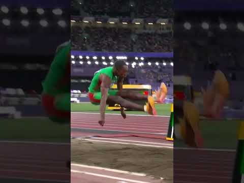 Pedro Pichardo's last attempt winner for his 2nd world title #worldathleticschamps #pedropichardo