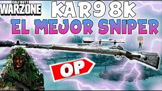 Así es EL MEJOR SNIPER de la TEMPORADA 5 en WARZONE ( MEJOR CLASE KAR98K WARZONE )