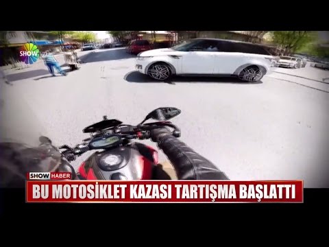 Bu motosiklet kazası tartışma başlattı